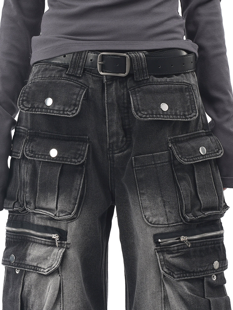 ヴィンテージ多ポケットカーゴデニム