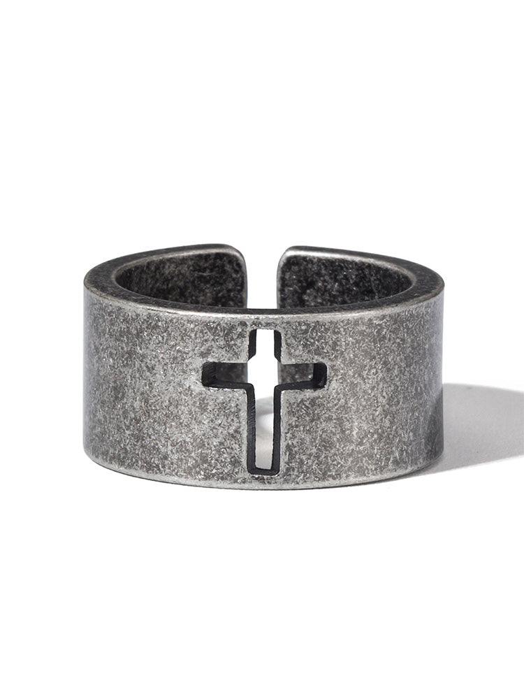 Cross motif ring