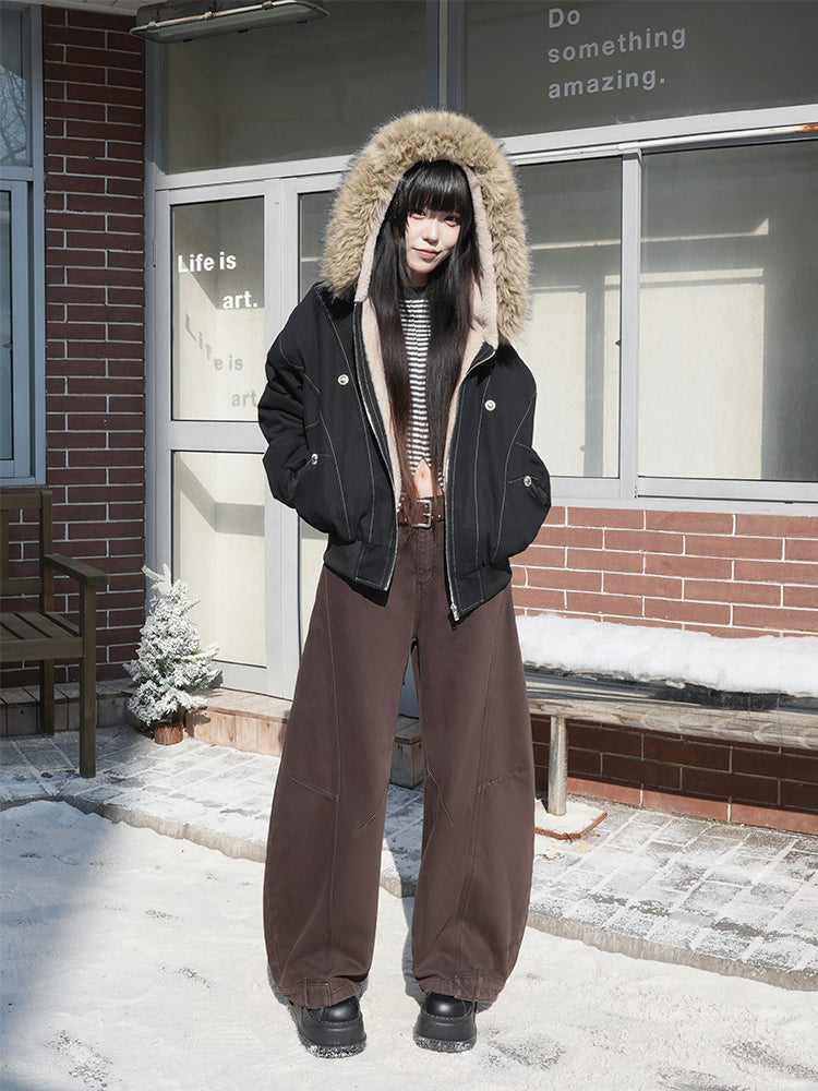 ボーダー ロングスリーブ レイヤードトップス