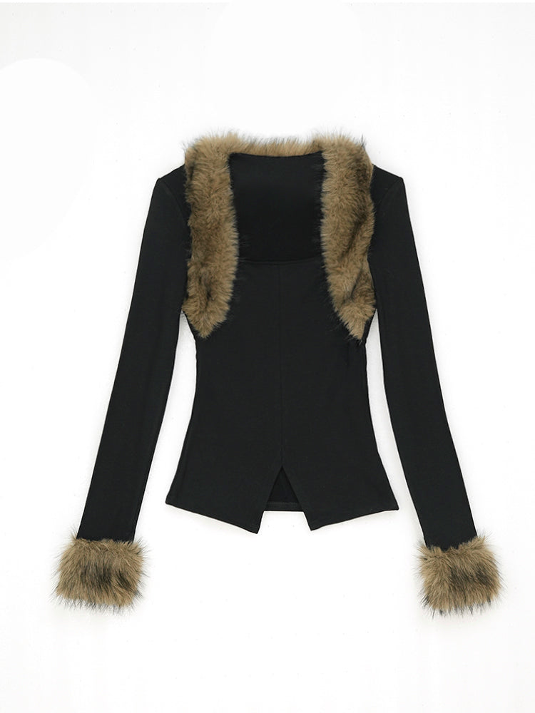 KAKISSタイトファーロングスリーブ