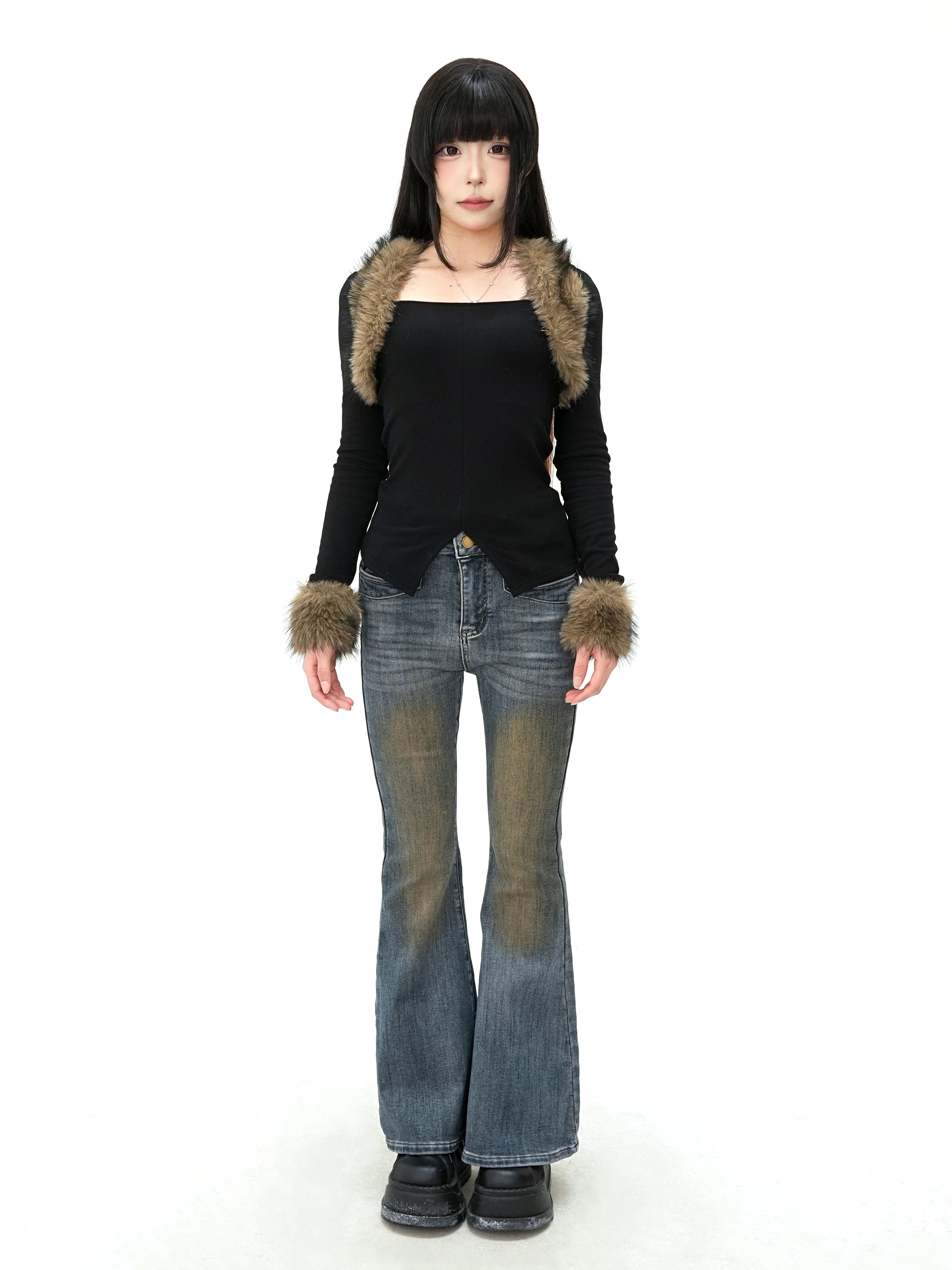 KAKISSタイトファーロングスリーブ